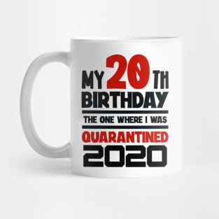 My 20-th Birthday - 2020 The One Where I was Quarantined Mug